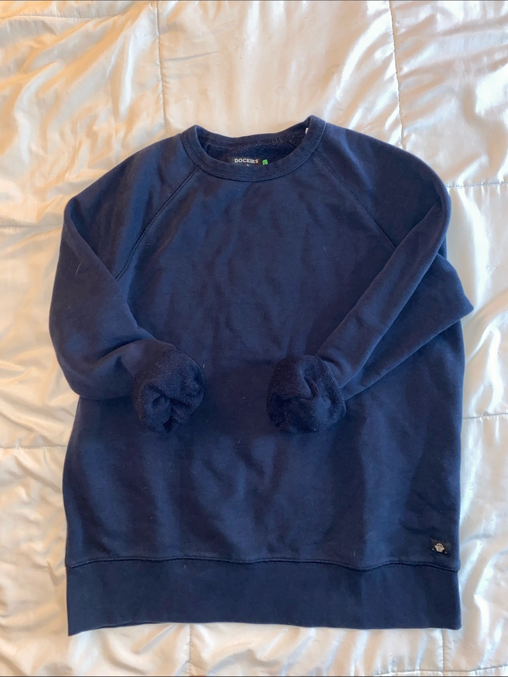 Dockers Navy Blue Crewneck Pullover Sweater